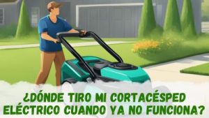 Reciclaje del cortacésped eléctrico