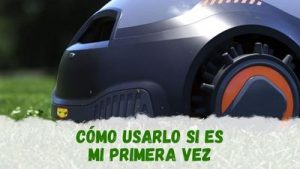 Funcionamiento de un robot cortacésped