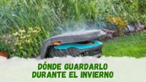 guardar mi robot cortacésped durante el invierno