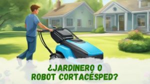 Jardinero o robot cortacésped