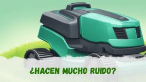 cuánto ruido hace un robot cortacésped